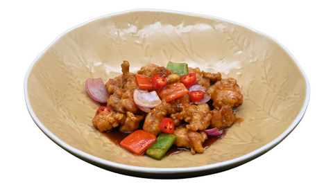130 Poulet au caramel épicé
