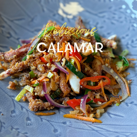 Pattes de calamars au sel et poivre